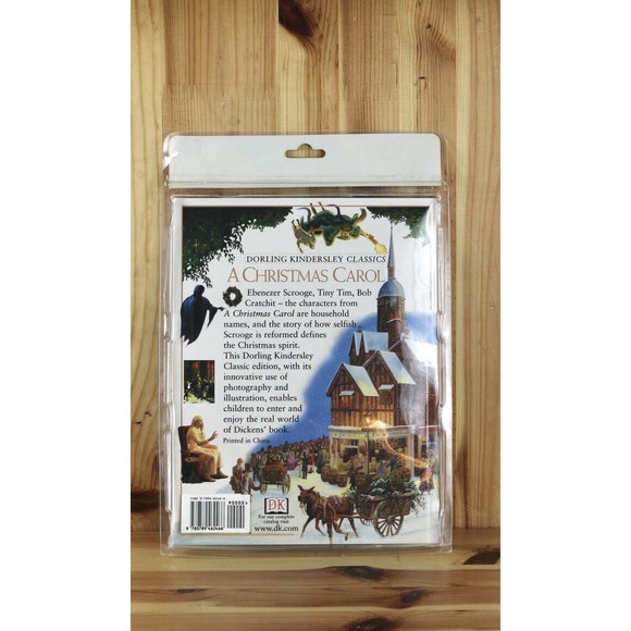 New A CHRISTMAS CAROL Book (WITH CASSETTE) DK READ AND LISTEN - Picture 2 of 2